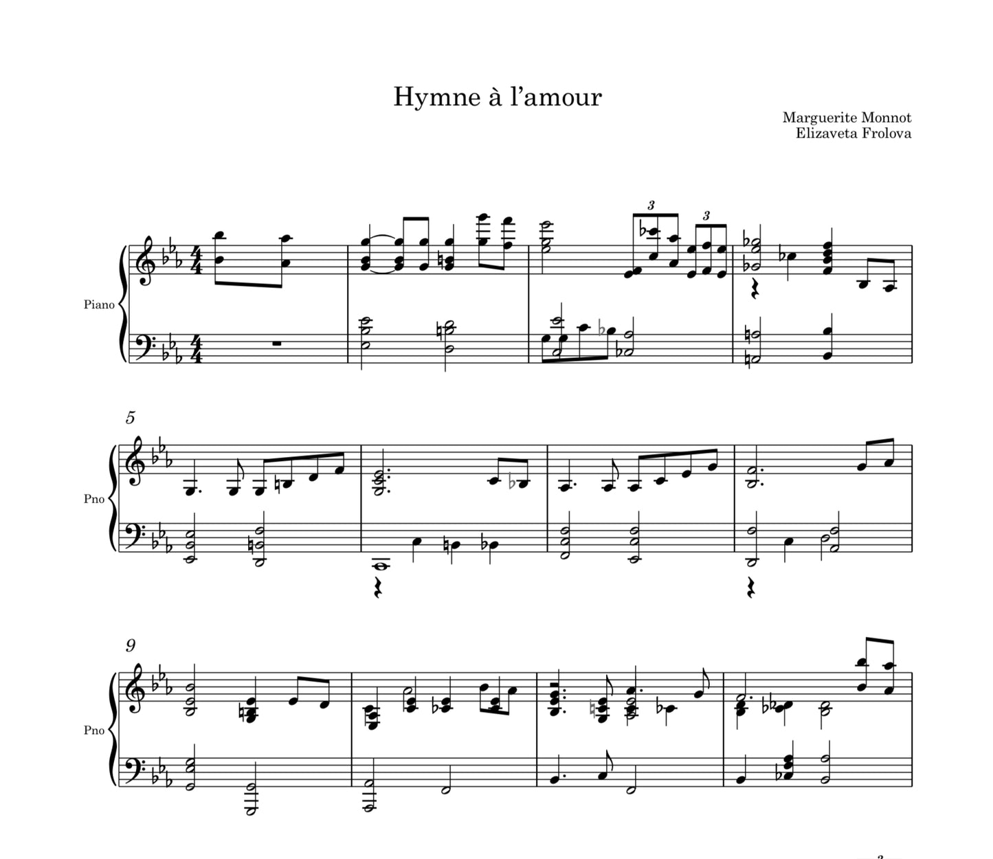Hymne à l'amour